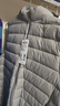 雪中飞秋冬新款男式轻薄羽绒服马甲基础男士短款羽绒秋马甲 火山灰|8193 L 175/96A 实拍图