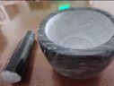 拜杰蒜泥捣碎器大理石捣蒜器蒜臼子石臼蒜泥神器打蒜压蒜器捣药罐 手工打造大理石压蒜器 实拍图