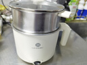 利仁（Liven）电煮锅304不锈钢0涂层1.8L小电锅宿舍电火锅电蒸锅炖蒸煮一体多功能学生锅小型1-2人用DHG-B151 实拍图
