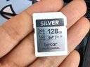 雷克沙（Lexar）128GB SD存储卡 U3 V30 佳能索尼富士尼康相机高速SD卡 读205MB/s 写140MB/s 4K超清录制 SD银卡 实拍图