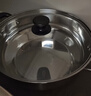 美厨（maxcook）304不锈钢火锅28cm 汤锅电磁炉火锅复底带盖 送一对火锅勺MH-28 实拍图