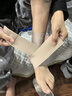 Jherz日本进口护脚踝绷带护具轻薄防崴脚扭伤套男女韧带脚腕伤后固定套 肤色【轻薄升级款】 L（一只） 实拍图