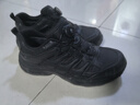 强人户外防水运动休闲男鞋3515免系鞋带跑步训练鞋 JDA382A 黑色 42 实拍图