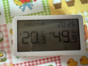 得力（deli）【超级爆款】室内温湿度计表LCD电子精准温湿度计婴儿房室内办公用品儿童老人白色 实拍图