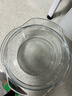 格娜斯学生泡面碗双耳透明玻璃碗带盖微波炉专用碗耐热汤碗面碗沙拉碗1L 实拍图