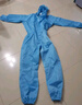 星工（XINGGONG）防静电服 连体带帽无尘洁净服防尘用喷漆防护工作服 蓝色XL码 实拍图