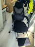 黑白调P4 Pro人体工学电脑椅子办公椅可躺午休椅电竞椅久坐舒适老板椅 耀黑(2D腰托+155°带脚托可躺） 实拍图
