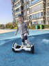 领奥智能儿童电动平衡车3-6-12岁体感10岁到15岁以上两轮自动平行车双轮成年人新款扭扭车 10吋炫光白【蓝牙+减震越野轮】 实拍图