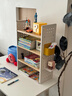 小匠材桌面置物架办公桌面书架学生简易多层桌上收纳架柜洞洞板三层40 实拍图