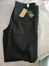 休闲裤男春秋款老人宽松直筒西裤中年男装爸爸长裤子薄款纯棉男裤 【春秋厚款】纯棉-深灰色 32 【腰围2尺5】 实拍图