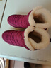 足力健老人鞋中老年人女棉鞋妈妈棉鞋25932051J 酒红-女款    41    实拍图
