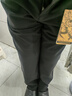 龙牙【张译同款】【补货速抢】寒锋战术软壳长裤秋冬男通勤弹力户外 极夜黑(直筒版） 33 170/86B 高170重141-160 实拍图