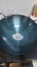 荣事达（Royalstar）章丘手工锻打铁锅圆底老式炒锅无涂层不粘炒菜锅燃气灶带盖36cm 实拍图
