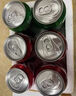 百事可乐Pepsi 无糖可乐 碳酸饮料汽水 330ml*6听 黑罐整箱装 实拍图