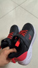 361°儿童运动鞋男童跑鞋秋冬密网轻便魔术贴女童皮革加绒保暖运动鞋 【皮革加绒】碳黑/能量红色 37 实拍图