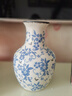 京东鲜花新中式青花陶瓷花瓶客厅轻奢插花装饰品摆件鲜花水培玫瑰花高级感 实拍图