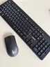 联想（Lenovo）KN210键盘鼠标套装 2.4G无线键鼠套装 全尺寸商务办公  笔记本电脑键盘台式机一体机 黑色 实拍图