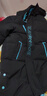 雪中飞【蓄热】童装儿童羽绒服男童女童纯色中大童拼接羽绒服黑色110cm 实拍图