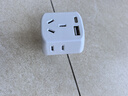BLAUPUNKT迷你插座扩展器转换插头/三角插头转换器/三插转二插/超薄一转多插座/无线插排 带USB+Type-C 实拍图