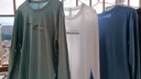 雾卡【棉T3件装】长袖t恤男士新款打底衫潮流春秋装秋衣T恤男士休闲 【3件装】PK湖蓝+EXP白+炫彩雾蓝 XL 码 130斤-150斤 实拍图