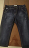 真维斯（Jeanswest）牛仔裤男2026春夏柔软棉弹修身小脚裤潮流时尚印花男长裤深蓝29 实拍图