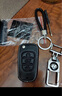 毅迅现代钥匙套伊兰特领动途胜IX35名图菲斯塔朗动悦动胜达汽车钥匙包 D款-智能三键 实拍图