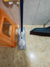 宝家洁平板拖把35cm杆长126cm配1片布XE06夹布除尘拖把 实拍图