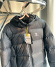 骆驼羽绒服防泼水鸭绒男女加厚户外防寒冬季面包服 黑色 男女同款,7674B M 晒单实拍图