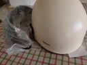 天骑头盔 电动车3c认证新国标A类电瓶车半盔男女士夏季安全帽四季通用 米白色 米白-防晒茶镜  实拍图