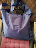 梦达威娅大容量防水买菜包购物袋折叠挎包超市环保袋轻便手提袋纯色牛津布 藏青/大号53*38+26cm【承重30斤】 实拍图