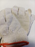 京东物流 橘边棉纱劳保手套轻便舒适耐磨手部防护透气线手套 普通棉线1双 实拍图