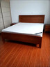 惠寻 京东自有品牌 床新中式全实木实木床1.5米单人床1.8米x2米双人床 胡桃木单床 1500mm*2000mm框架结构 实拍图