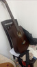 曼尔乐器吉他初学者民谣吉他38英寸西洋弦乐器有吉他全套配件 复古色 实拍图