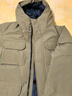 优衣库男装女装高级保暖羽绒茄克冰雪羽绒户外连帽外套477136 56 橄榄色 XL /180/108B 实拍图