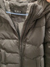 坦博尔羽绒服女短款秋冬连帽宽松保暖女士外套厚TBF510356J 黑色 165  实拍图