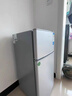 奥克斯小冰箱家用小型迷你冷藏冷冻两用出租房宿舍用节能省电寝室办公室电冰箱 【全国联保】42A156D银【节能省电】 实拍图