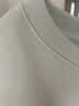 adidas情侣款休闲抓绒圆领长袖卫衣套头衫男女秋季阿迪达斯轻运动   浅绿   S 实拍图