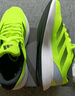 adidas DURAMO RC训练备赛轻盈体测跑鞋男女阿迪达斯官方 荧光绿/灰/黑(推荐脚型偏胖选大半码)   41 实拍图
