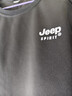 JEEP SPIRIT吉普卫衣男秋冬季男士卫衣圆领上衣服休闲T恤男装 黑色 XL 实拍图