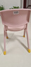 好尔塑料凳子加厚板凳可叠摞靠背椅宝宝餐椅塑料椅子家用小凳子粉30cm 实拍图