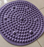 SMOOKY指压板脚底按摩脚垫穴位疏通脚心指压板仿鹅卵石圆形垫慢跑 优雅紫【圆形直径约55cm】 实拍图
