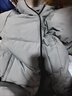安踏（ANTA）面包羽绒服丨四防短款速暖羽绒服男冬季立领加厚保暖男装棉服外套 【樊振东同款】连帽四防科技logo-蒙尘灰7901-3 M 实拍图