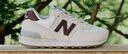 NEW BALANCE NB574官方休闲鞋女鞋复古舒适秋冬透气网鞋轻便百搭潮流运动鞋 米白色 WL574RCF 40 (脚长25.5cm)尺码详询客服 实拍图