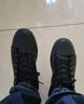 卡帝乐鳄鱼（CARTELO）男鞋冬季加绒休闲鞋男潮流鞋子男士板鞋百搭运动鞋靴 黑色加绒 41 实拍图