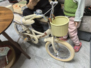 紫榕儿童自行车3-6岁卡皮bala自行车儿童单车小孩6-10岁童车自行车 卡皮bala米白【彩胎辐条版】带后座 16寸适合100-120cm 实拍图