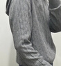 优衣库女装可机洗纽花针织连帽套头衫/25秋冬新款478871 06 铅灰色 L /160/88 实拍图