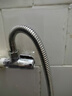 HEWE【德国】花洒淋浴喷头增压大出水量可旋转大弧度弯头浴室淋浴头 晶钻银增压花洒+1.5米软管+支架 360度万向旋转丨可拆卸易清洁 实拍图