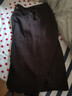 三彩2025冬季新款简约优雅松紧腰半身裙气质通勤A字裙长裙M 咖啡色 M 160/68A 实拍图
