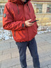 鸭鸭（YAYA）王一博同款新山系户外登山羽绒服男女士同款2025新款休闲外套YX 珊瑚红色 XL /180/96A 实拍图