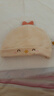 贝肽斯婴儿帽子春秋季德绒胎帽新生儿宝宝0一6月初生无骨护囟门帽 实拍图